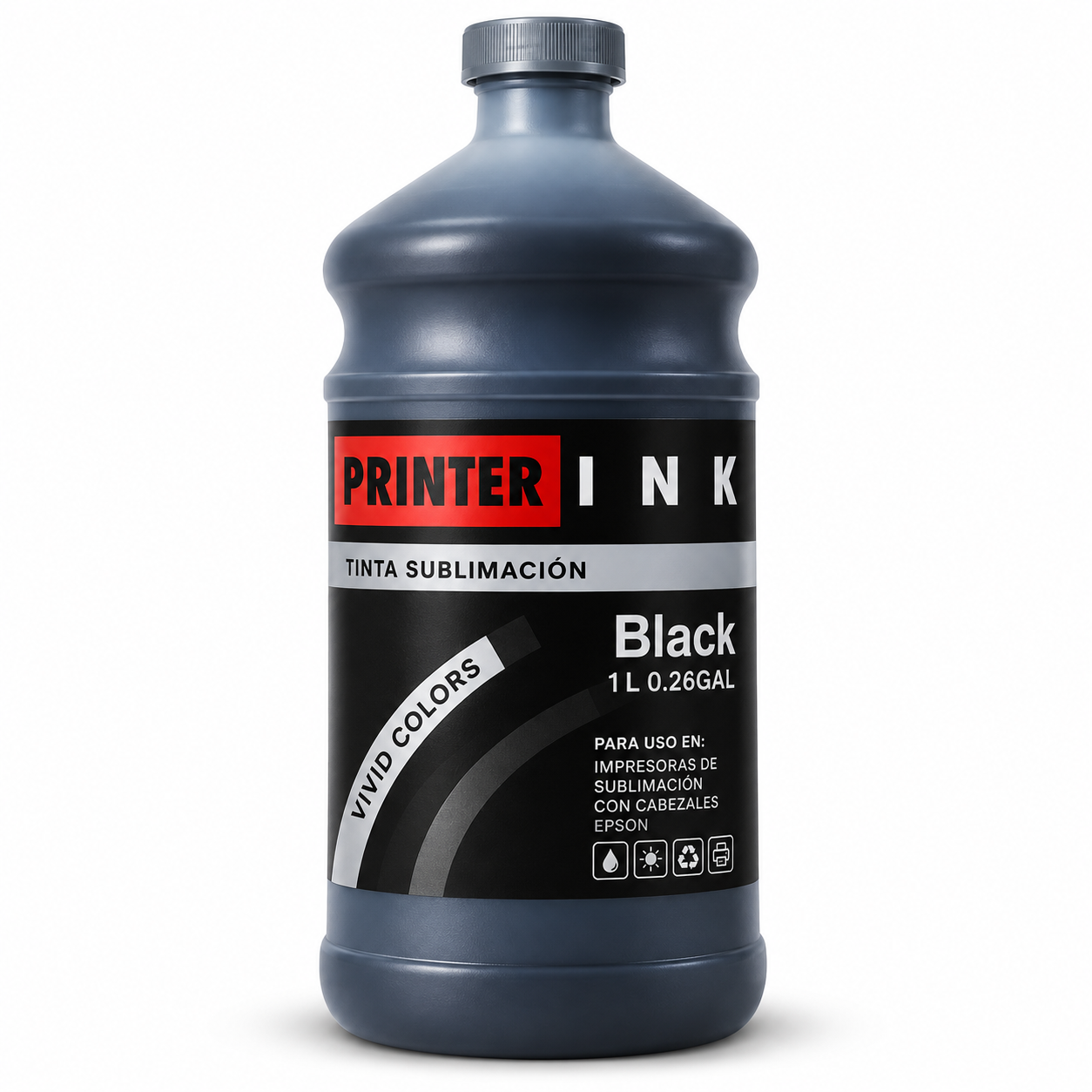 TINTA PARA SUBLIMACION BLACK 1 LT