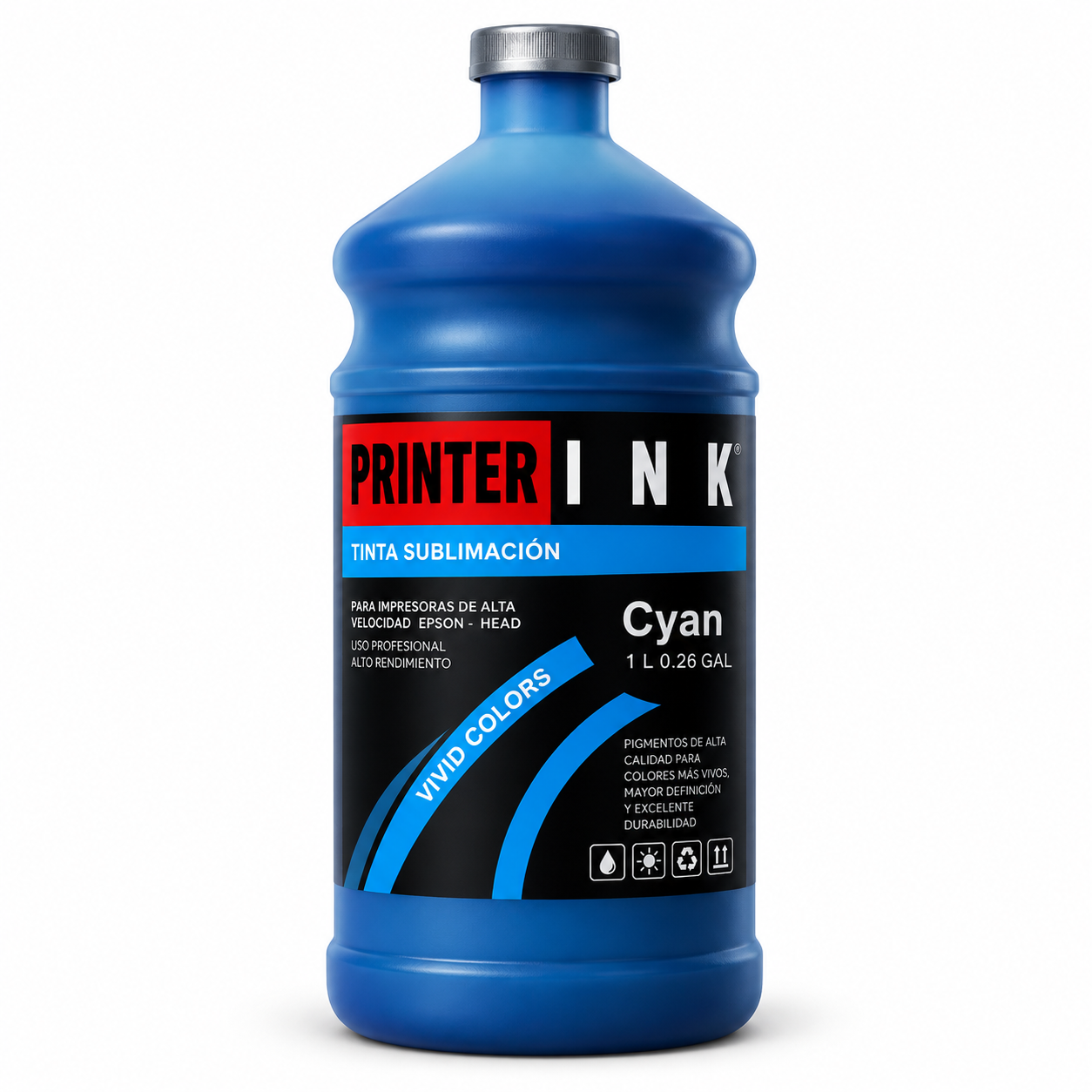 TINTA PARA SUBLIMACION CYAN 1 LT