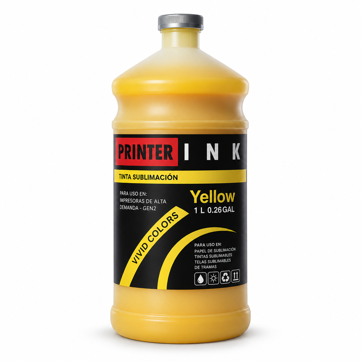 TINTA PARA SUBLIMACION YELLOW 1 LT